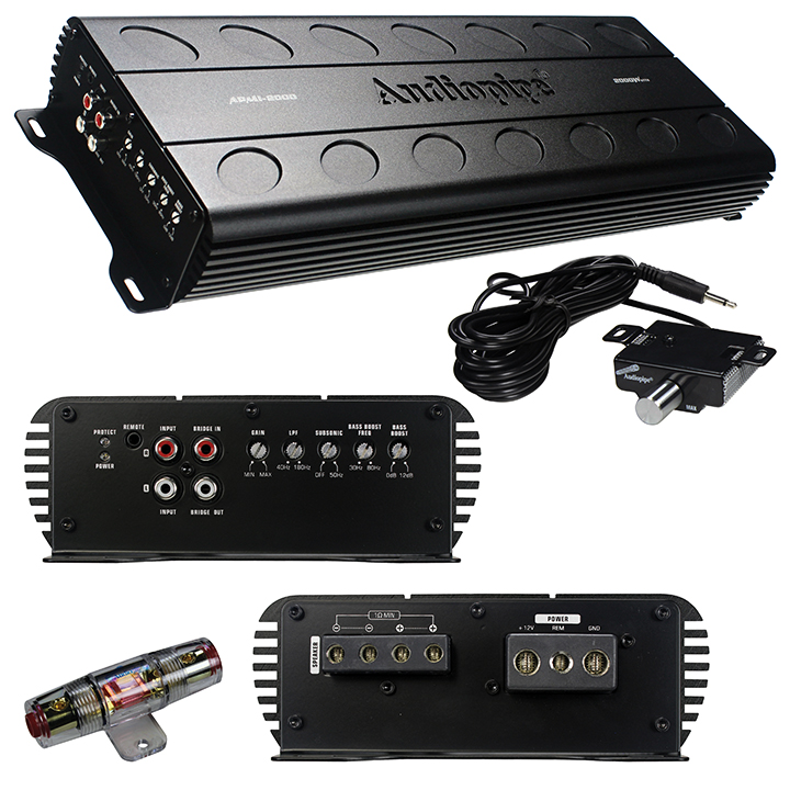 Audiopipe APMI2000 Mini Design Class D 2000 Watt Amplifier