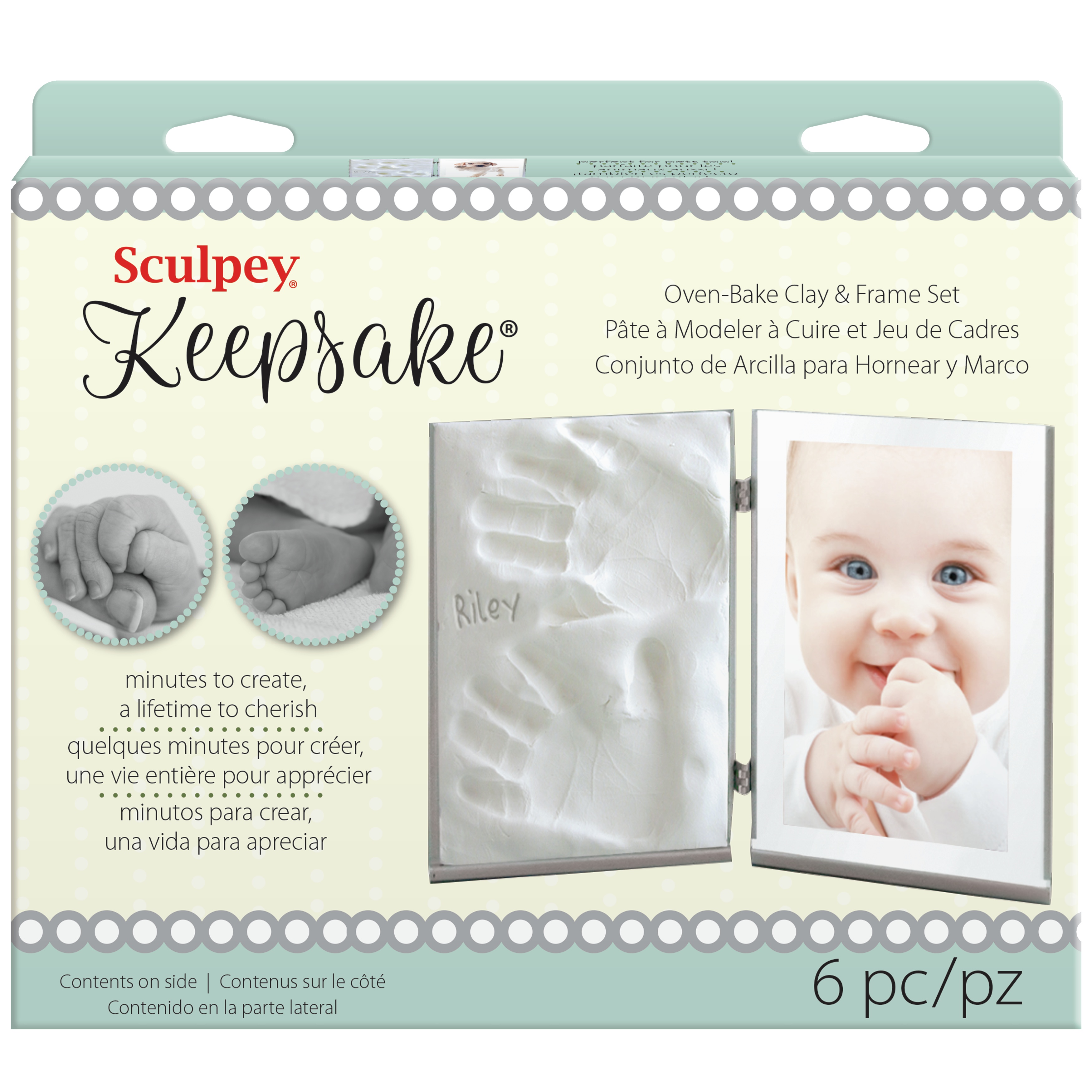 Sculpey Keepsake Clay Frame Set, White (K3 4055) 715891405505 eBay